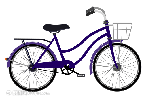 手繪卡通自行車 單車的矢量藝術(shù)世界